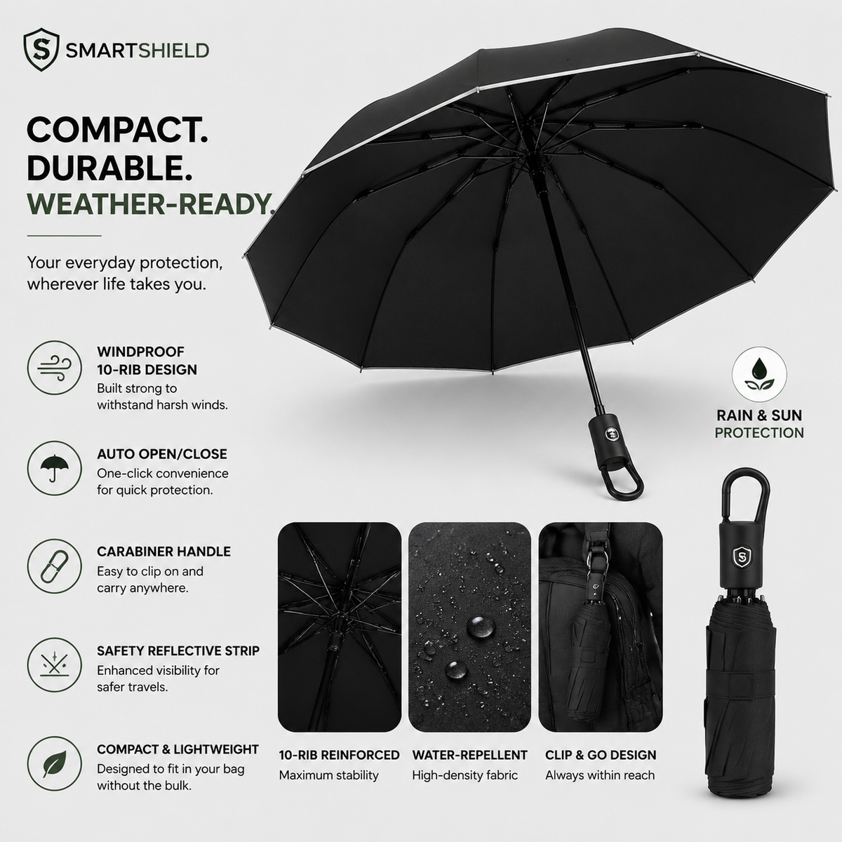 Smartshield UV Protection Umbrella
